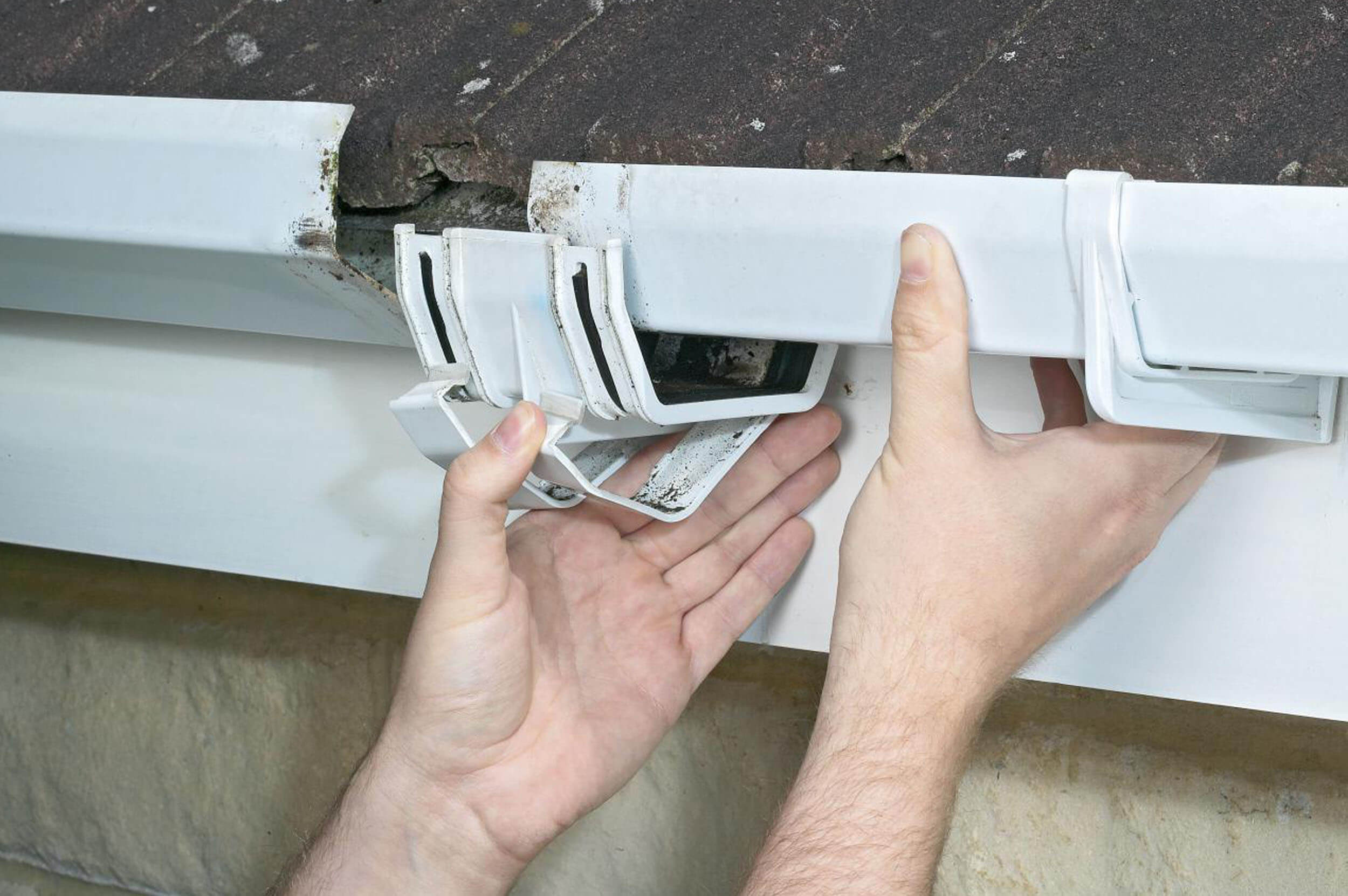 Gutter repair and installation completed by Anderson Roofing & Building in Falkirk
